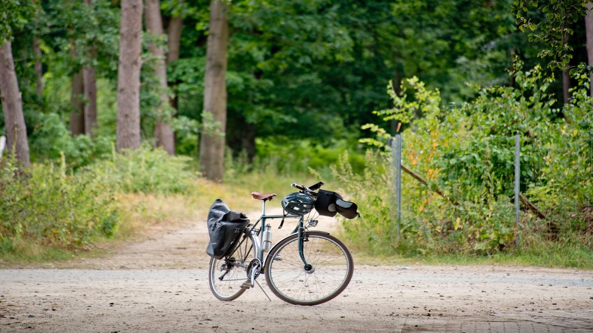 Fahrrad in der Natur